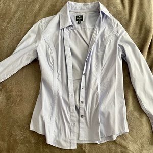Express; business casual purple top